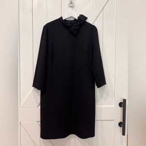 Eliza J Black Dress with Bow on the Collar size 16